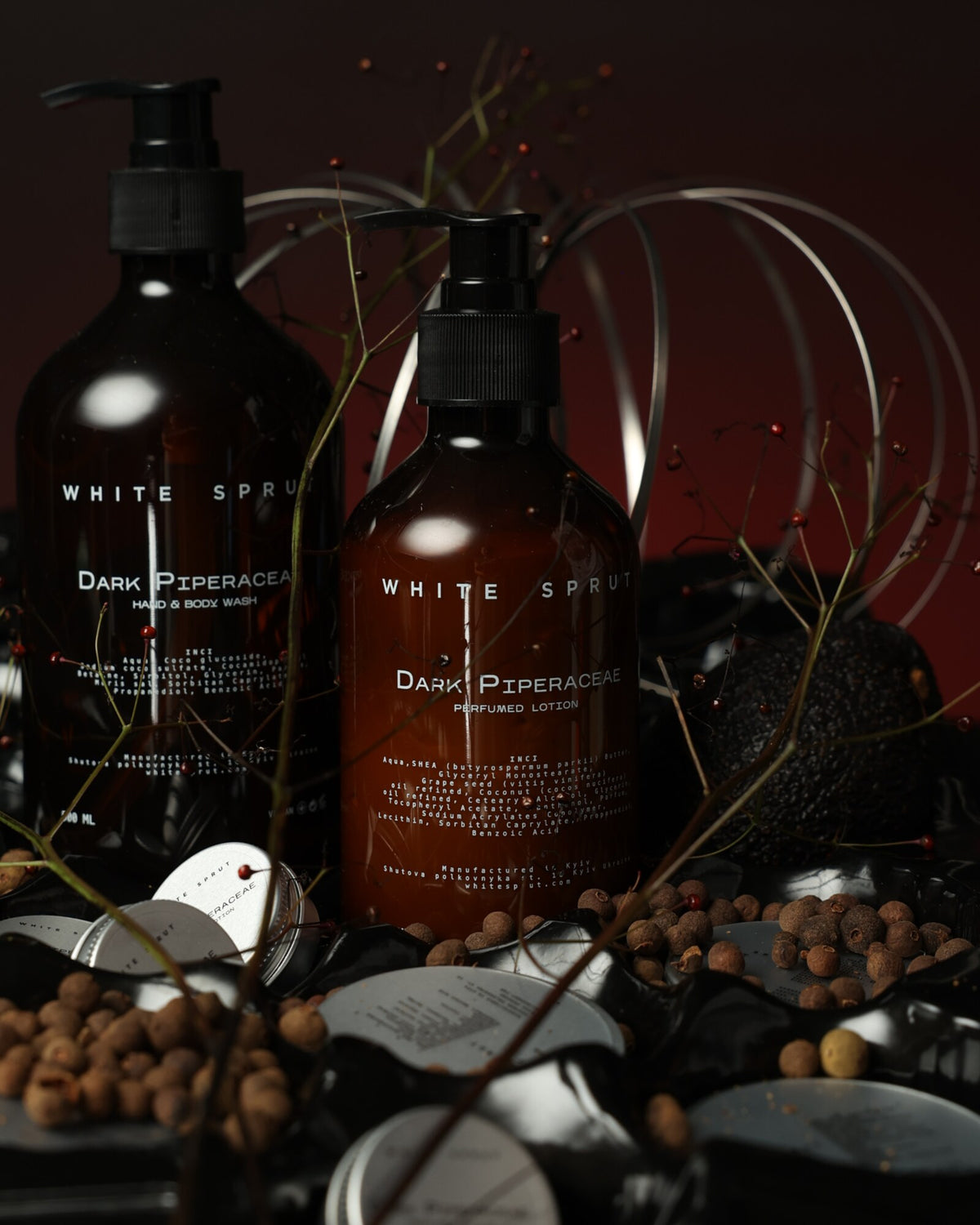 DARK PIPERACEAE Hand & Body Wash і лосьйон — композиція, White Sprut